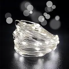 GENERICO - ALAMBRE DE LUCES LED 3 METROS BLANCO