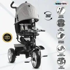 BABY - Triciclo Giratorio «LAHORE» Edición Limitada Gray