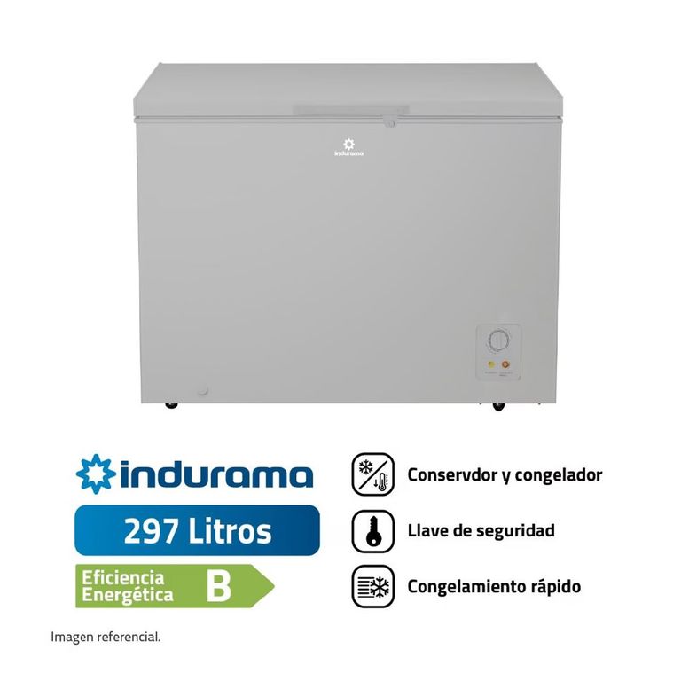 CONGELADORA 297L GRIS CI-320GR