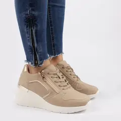 IMPULS - Zapatillas Urbanas Mujer Amina01 Beige