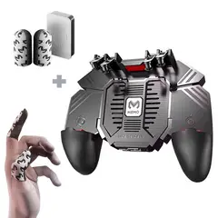 MEMO - Gamepad Gatillero Para Celular 4 Gatillos + Guantes Calidad