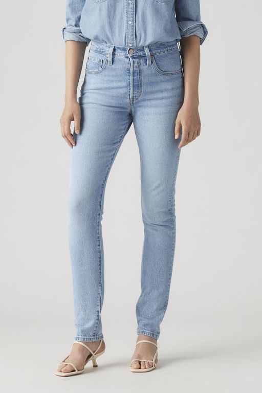 Jeans Mujer 501 Skinny Azul