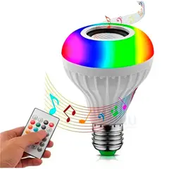 OEM - Foco Parlante LED Bluetooth Inteligente Luces Multicolor