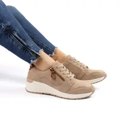 IMPULS - Zapatillas Urbanas Mujer Amina03 Taupe