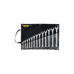 STANLEY - Juego de 14 Llaves Combinadas en Pulgadas