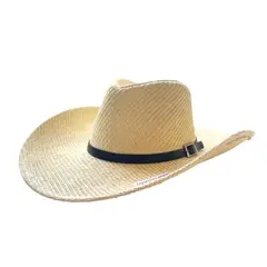 KAST PE - Sombrero Vaquero de Paja Country - Beige