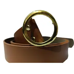 GENERICO - Correa Elegante Para Mujer Camel 115cm Aro