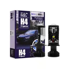 KOBO - Foco Led Iron Lupa KB1 H4 40.000 Lúmenes Proyector Premium