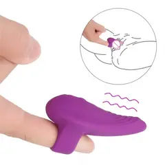 GENERICO - Vibrador de Dedo para Estimulación en Color Morado