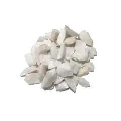 GENERICO - PIEDRA GRANALLA BLANCA DE CUARZO 3/4″ BOLSA 5KG