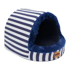 PRETTYPETS - CAMA IGLU AZUL M PARA MASCOTAS BUGGY PET