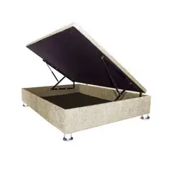 MUEBLES MACRUMO - Box Espacio Tarima reforzado 2 Plz Beige