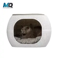 QRUBBER - Cama Para Mascota Color Blanco MQ