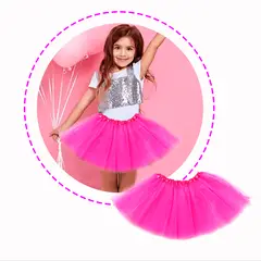 GENERICO - Falda Tutu Fucsia Niñas de 3 a 8 años aprox (UND)