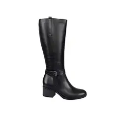 VIALE - Bota Alta Casual FER-2430 Negro Cuero
