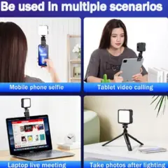 GENERICO - LUZ FLASH DE VIDEO LED SELFIE PARA CELULAR