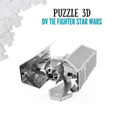 SHEEPBUSTER - Rompecabezas Armable 3D DV TIE FIGHTER para Niños y Adultos