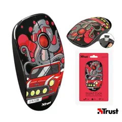 TRUST - MOUSE WIRELESS SKETCH SILENT CLICK RED