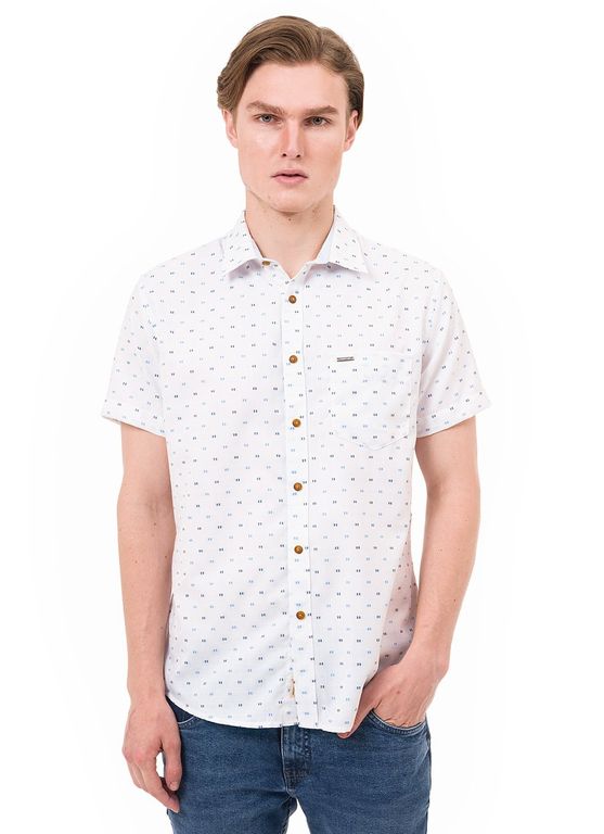 Camisa Popelina Hombre Luis 0018 Mc