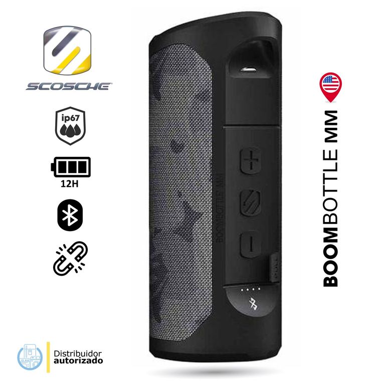 Parlante Portable Magic Mount Boombottle MM - Camuflado