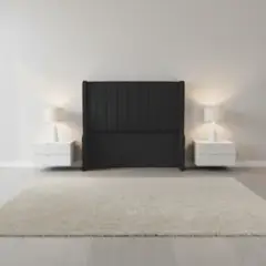 GENERICO - Cabecera Alta Barcelona con bastón de 2 Plz - Color Negro