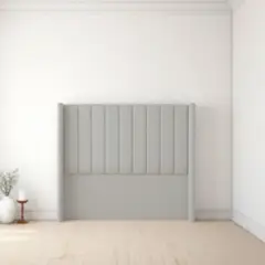 MUEBLES MACRUMO - Cabecera Alta Barcelona de 2 Plz - Color Gris claro