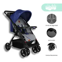 BAMBINO - Coche Cuna Deportivo «ECLIPSE» Blue