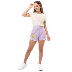 SQUEEZE - Short French Terry Geminis-Looney Mujer