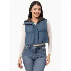 GOCCOS - Chaleco Denim Mujer Quim
