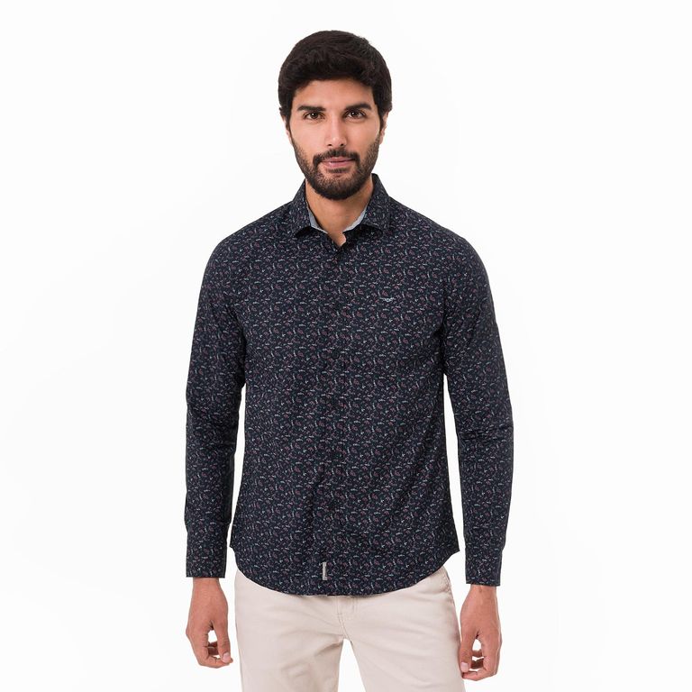 Camisa Clasico Popelina Cahil P-Ml. Hombre