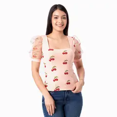 PIONIER - Polo Moda Jersey Full Lycra Mujer CherrylS