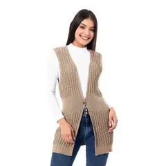 PIONIER - Chaleco Hilos Mujer Gighy
