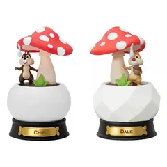 KINGDOM - Chip y Dale Figuras - Pocket Mini Diorama - adorno planta