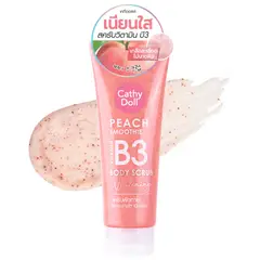 CATHY DOLL - Body Scrub Peach Smoothie VITAMIN B3 320 GR