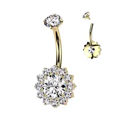 ADR JOYERIA CORPORAL - Piercing Ombligo Margarita Titanio ADR Joyería Corporal