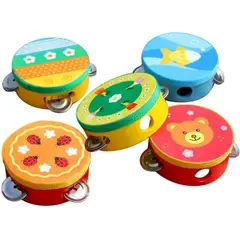 GENERICO - Pandereta Tambor Para Niños