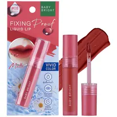 CATHY DOLL - Baby Bright Fixing Proof Liquid Lip 4g 08 Rosewood