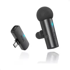 FIFINE - Micrófono Lavalier M6 Wireless Type C Omnidireccional