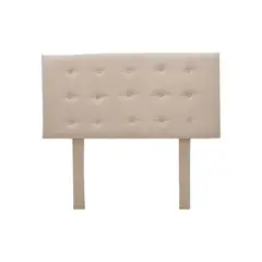 MUEBLES MACRUMO - Cabecera Lima de 1.5 Plz- Color Beige