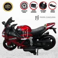 CONFORT - Moto a Batería para Niños «CAMPBELL» Licenced Red