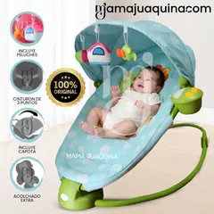 BABY - Silla Mecedora Nido «DALIM» Didáctico Musical Blue