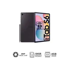 SAMSUNG - Tablet Galaxy Tab S6 Lite LTE chip 4GB+64GB S Pen SM-P619 - Gris.