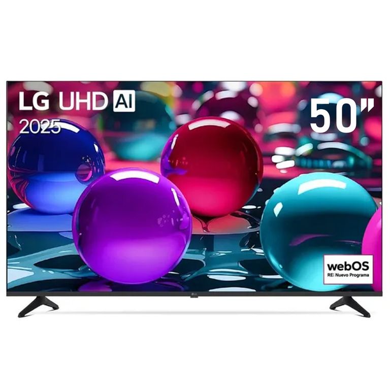 Televisor 50” UHD 4K Smart Thinq AI 50UA7300PSB Modelo 2025
