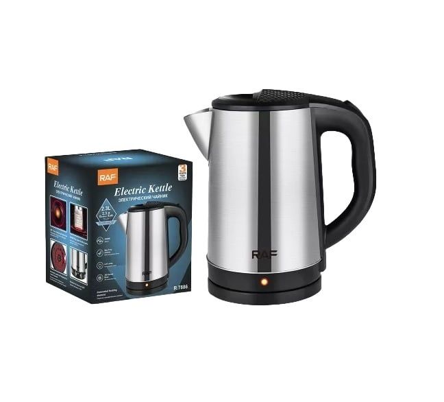 HERVIDOR JARRA DE AGUA ELÉCTRICO 2.3 LITROS ACERO INOXIDABLE