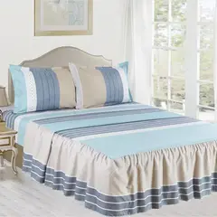 CUTE - JUEGO DE SÁBANA CON BLONDA EN 3 PLAZAS