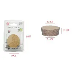 OTTOWARE - Set de 3 Tapones de Corcho 6.2 cm
