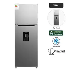 BLACKLINE - Refrigeradora Tm 340L VCM Inox TOP FREZZER