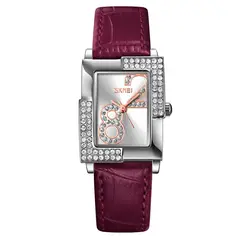 SKMEI - RELOJ 9289 MORADO CORREA CUERO PARA MUJER_.
