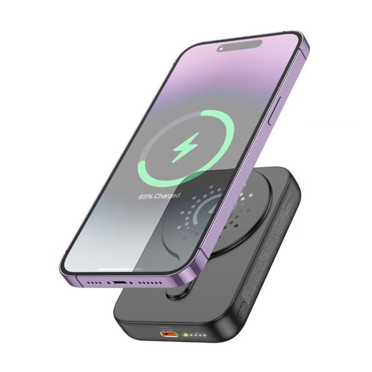 Cargador Inalambrico portátil Power Magnetico Bank J117A 10000mAh