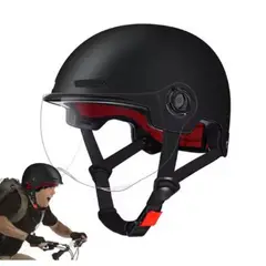 GENERICO - Casco para Deportes Negro Transparente